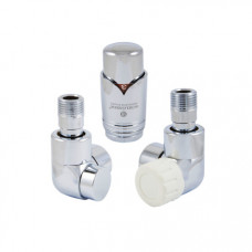 Комплект термостатический Schlosser LUX осевой правый GZ 1/2 х 15 mm Cu хром 603700065