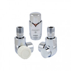 Комплект термостатический Schlosser LUX осевой левый GZ 1/2 х 15 mm Cu хром 603700066