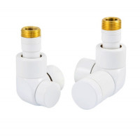 Комплект з ручним регулюванням Schlosser LUX осьовий правий GZ 1/2 х 16x2 mm PEX білий 606300005