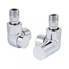 Комплект с ручным регулированием Schlosser LUX осевой правый GZ 1/2 х 15 mm Cu хром 606300014