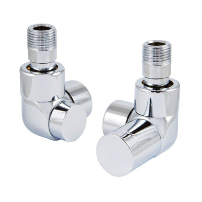 Комплект с ручным регулированием Schlosser LUX осевой правый GZ 1/2 х 15 mm Cu хром 606300014