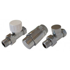 Комплект термостатический Schlosser Elegant прямой GZ 1/2 x 16x2 mm PEX хром 604200034