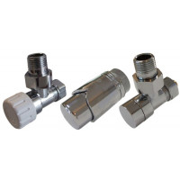 Комплект термостатический Schlosser Elegant угловой GZ 1/2 x GW 1/2 хром 604200122