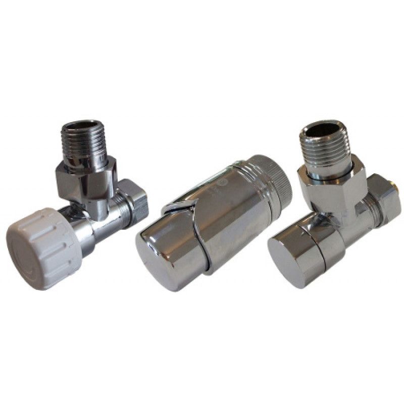 Комплект термостатический Schlosser Elegant угловой GZ 1/2 x GW 1/2 хром 604200122