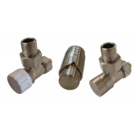 Комплект термостатичний Schlosser Elegant кутовий GZ 1/2 x GW 1/2 сталь 604200126