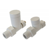 Комплект Schlosser Elegant с ручным регулированием прямой GZ 1/2 x 15mm Cu белый 604200021