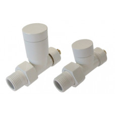 Комплект Schlosser Elegant с ручным регулированием прямой GZ 1/2 x 15mm Cu белый 604200021