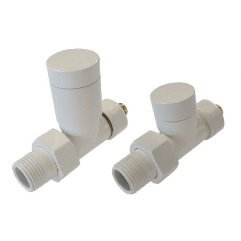 Комплект Schlosser Elegant с ручным регулированием прямой GZ 1/2 x 16x2 mm PEX белый 604200022