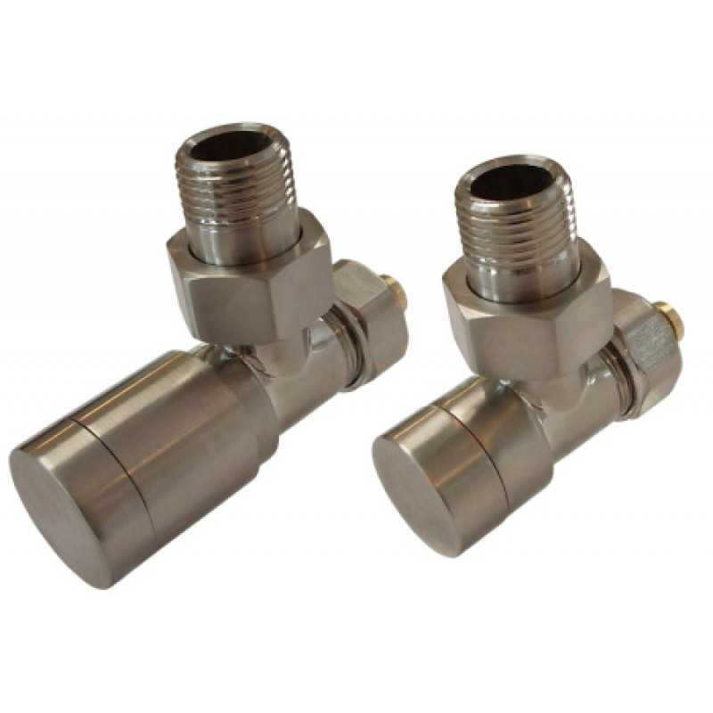 Комплект Schlosser Elegant с ручным регулированием угловой GZ 1/2 x 15mm Cu сталь 604200045