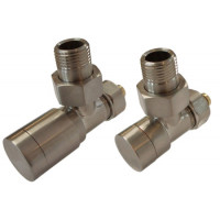 Комплект Schlosser Elegant с ручным регулированием угловой GZ 1/2 x 16x2 mm PEX сталь 604200046