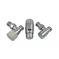 Комплект термостатический Schlosser Elegant Mini угловой GZ 1/2 x M22x15 хром (М30х15) 603400047