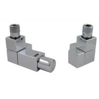 Комплект термостатичний Schlosser Square осьовий GZ 1/2 x GW 1/2 хром 605800048