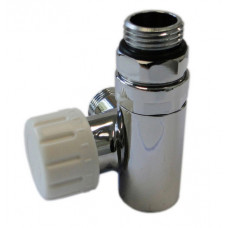 Термостатический Клапан Schlosser Combi Plusосевой правый GZ 1/2 x 15 mm Cu хром 604900007