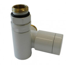 Клапан с ручным регулированием Schlosser Combi Plusосевой левый GZ 1/2 x 15 mm Cu белый 604900054