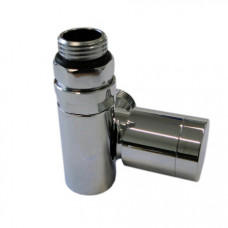 Клапан с ручным регулированием Schlosser Combi Plusосевой левый GZ 1/2 x 15 mm Cu хром 604900060