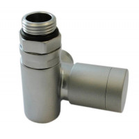 Клапан с ручным регулированием Schlosser Combi Plusосевой левый GZ 1/2 x 16x2 mm PEX сатин 604900067
