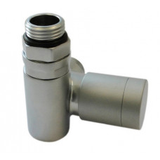 Клапан с ручным регулированием Schlosser Combi Plusосевой левый GZ 1/2 x 16x2 mm PEX сатин 604900067