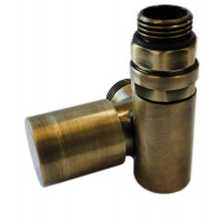 Клапан із ручним регулюванням Schlosser Combi Plus осьовий правий GZ 1/2 x 16x2 mm PEX антична латунь 604900082