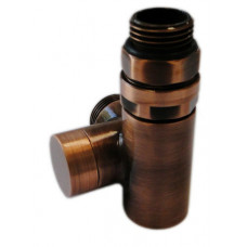 Клапан обратного потока Schlosser Combi Plusосевой правый GZ 1/2 x 15 mm Cu античная медь 605000025