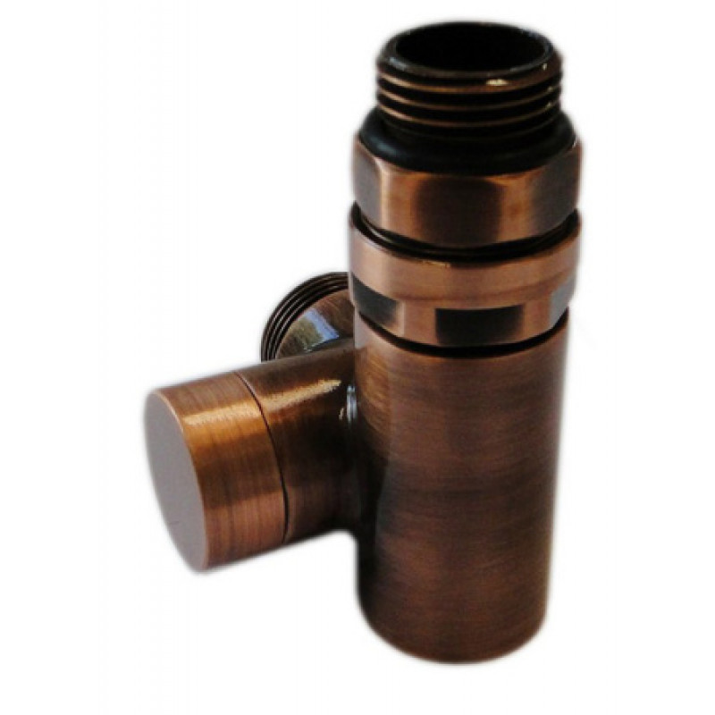 Клапан обратного потока Schlosser Combi Plusосевой правый GZ 1/2 x 15 mm Cu античная медь 605000025