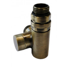 Клапан обратного потока Schlosser Combi Plusосевой правый GZ 1/2 x 15 mm Cu античная латунь 605000031