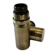 Клапан обратного потока Schlosser Combi Plusосевой левый GZ 1/2 x 15 mm Cu античная латунь 605000034