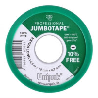 Лента ФУМ UNIPAK Jumbotape Professional (15m x 19mm x 0,2mm) 1000502