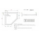 Душевой поддон RADAWAY Doros PT 1000x1000x50 SDRPT1010-01