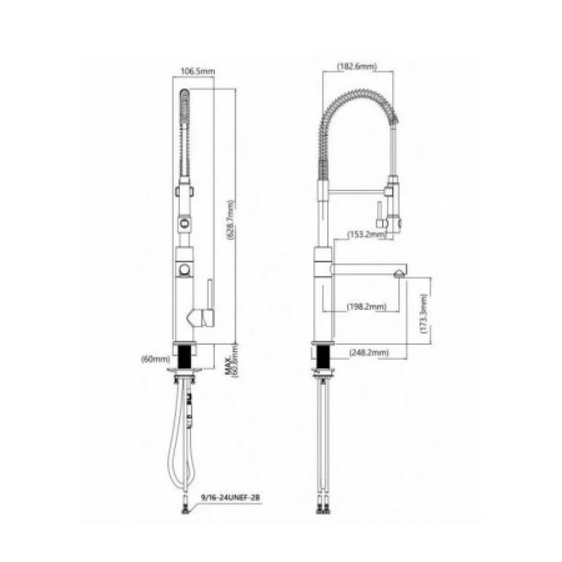 Смеситель для кухни Kraus Artec Pro KPF-1603SFS
