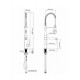 Смеситель для кухни Kraus Artec Pro KPF-1603SFS