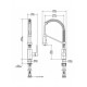 Смеситель для кухни Kraus Bolden KPF-1610SFSCH