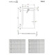 Душевой поддон RADAWAY Teos F 1100x900x40 HTF11090-64