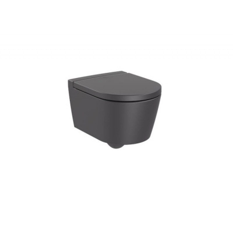 Крышка для унитаза ROCA Inspira Round Soft Close Supralit black matt A80152C64B