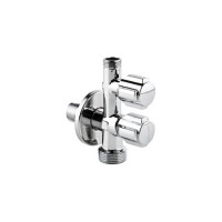 Сантехнический кран угловой Valvex EKO DUO 1/2х3/8х3/4
