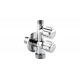 Сантехнический кран угловой Valvex EKO DUO 1/2х3/8х3/4