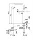Смеситель для раковины Nobili Velis VE125158/2RCP