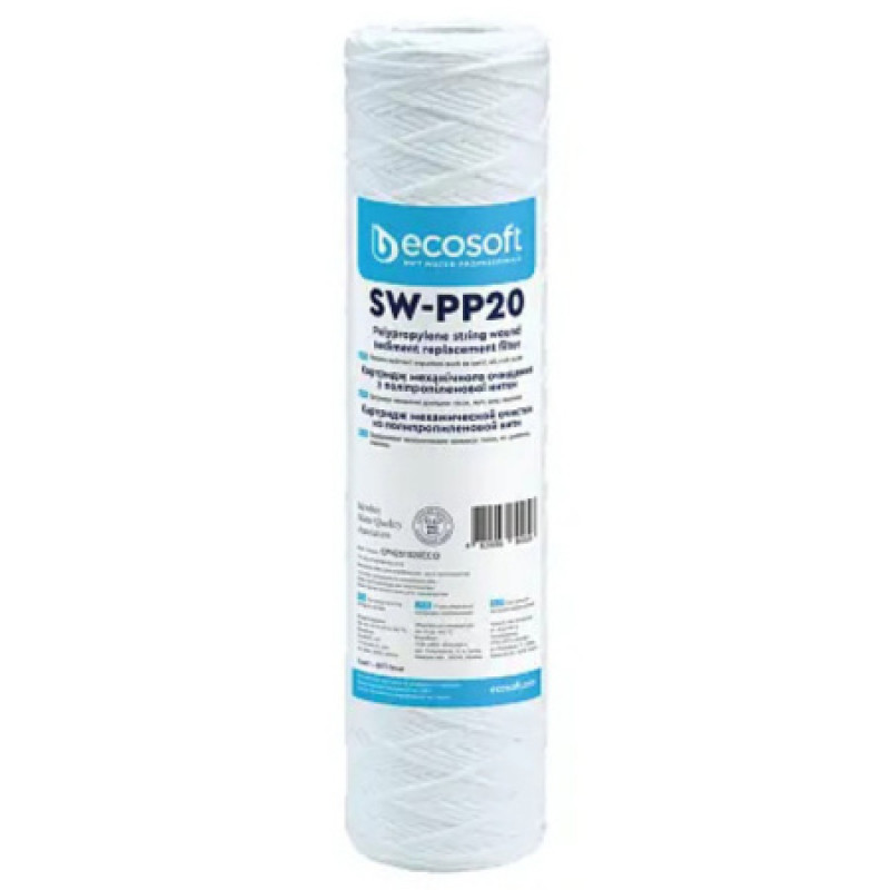 Картридж из полипропиленовой нити Ecosoft 2.5"х10" 20 мкм CPN251020ECO