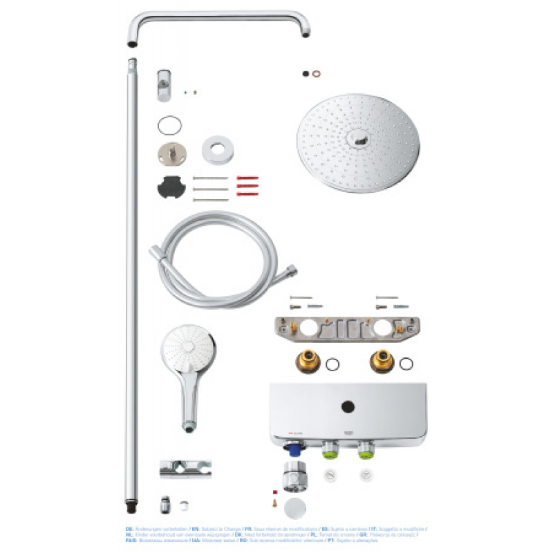 Душевая система с термостатом Grohe Euphoria SmartControl System 260 Mono 26509000