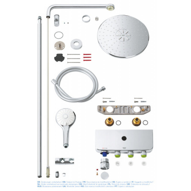 Душевая система с термостатом Grohe Euphoria SmartControl System 310 Duo 26507000