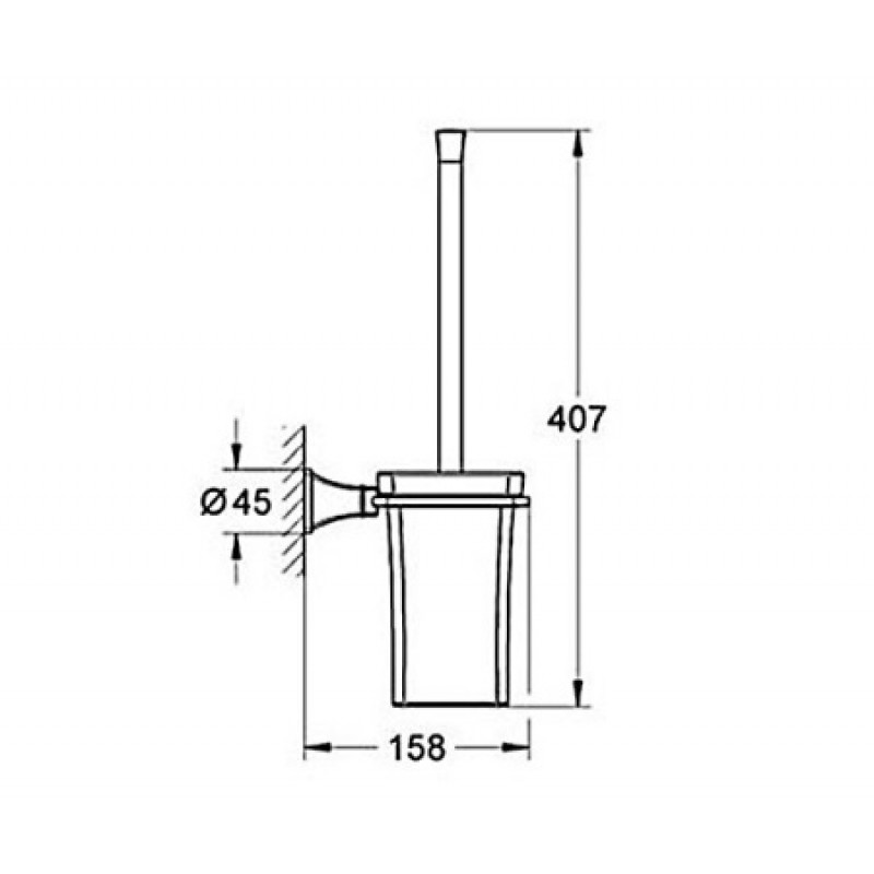 Туалетный ерш Grohe Grandera 40632IG0