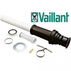 Комплект для вертикального прохода через крышу Vaillant 60/100 мм (черный)(конденс)