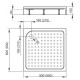 Душевой поддон RADAWAY Rodos C Compac 800х800х165 4K88155-04