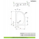 Душовий піддон RADAWAY Patmos E 1200х900х160 L 4P91217-03L