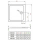 Душевой поддон RADAWAY Doros C 900х900х45 SDRC9090-01