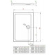 Душевой поддон RADAWAY Doros D 1100х800х50 SDRD1180-01