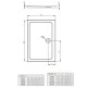 Душевой поддон RADAWAY Doros D 1100х900х50 SDRD1190-01