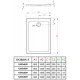 Душовий піддон RADAWAY Doros F 1200х900х55 SDRF1290-01