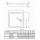 Душовий піддон RADAWAY Doros C Compact 1000х1000х115 SDRC1010-05