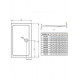 Душовий піддон RADAWAY Doros D Compact 900х800х115 SDRD9080-05