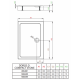 Душовий піддон RADAWAY Doros D Compact 1000х900х115 SDRD1090-05